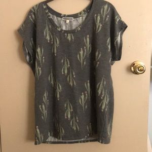 Pleione Gray Cactus T-shirt